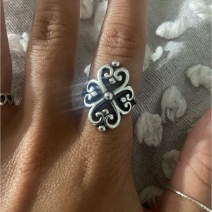 James Avery Adorned Hearts Ring